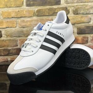Mens Size 11 - Adidas Originals Samoa White Black Athletic Shoes Sneakers
